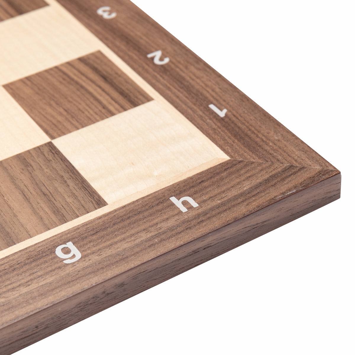 Tablero de Ajedrez de Madera para Jugadores de Torneo Nogal