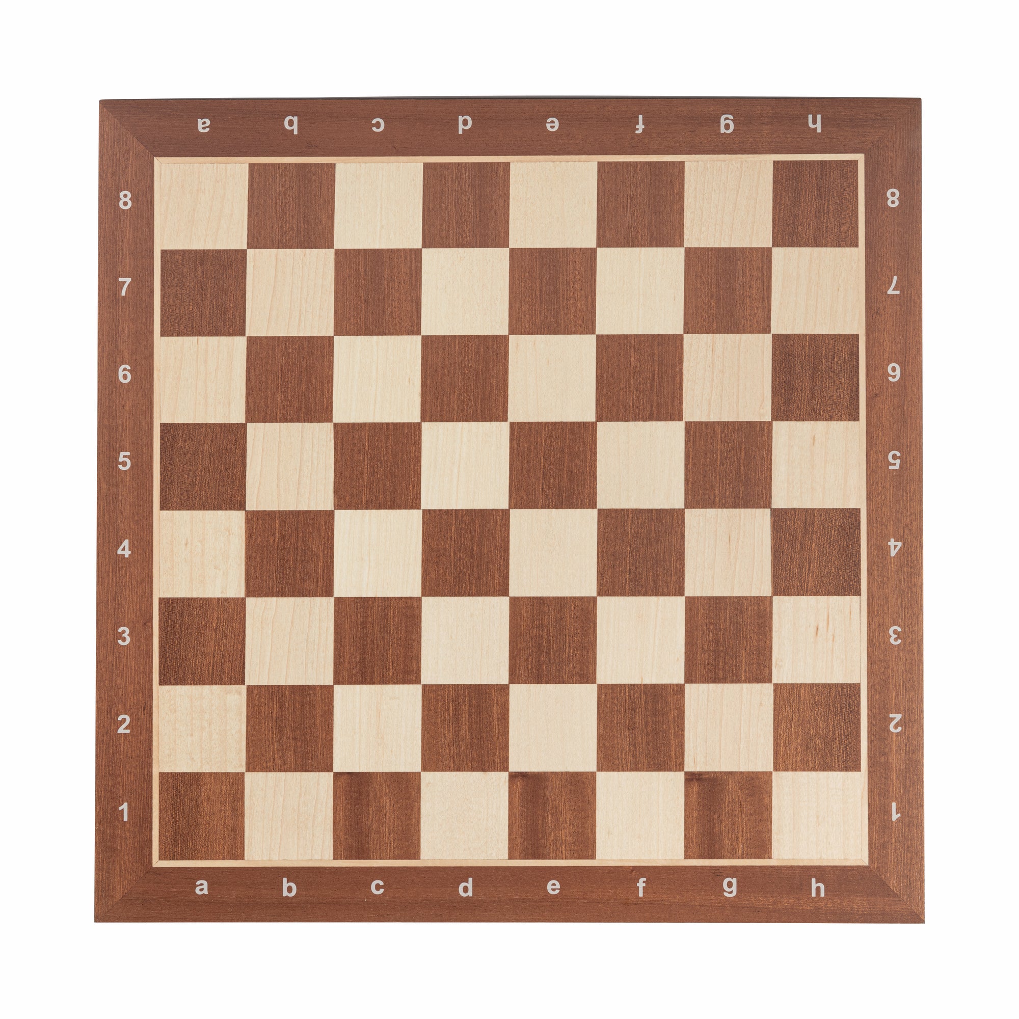 Tablero de Ajedrez de Madera para Jugadores de Torneo Caoba