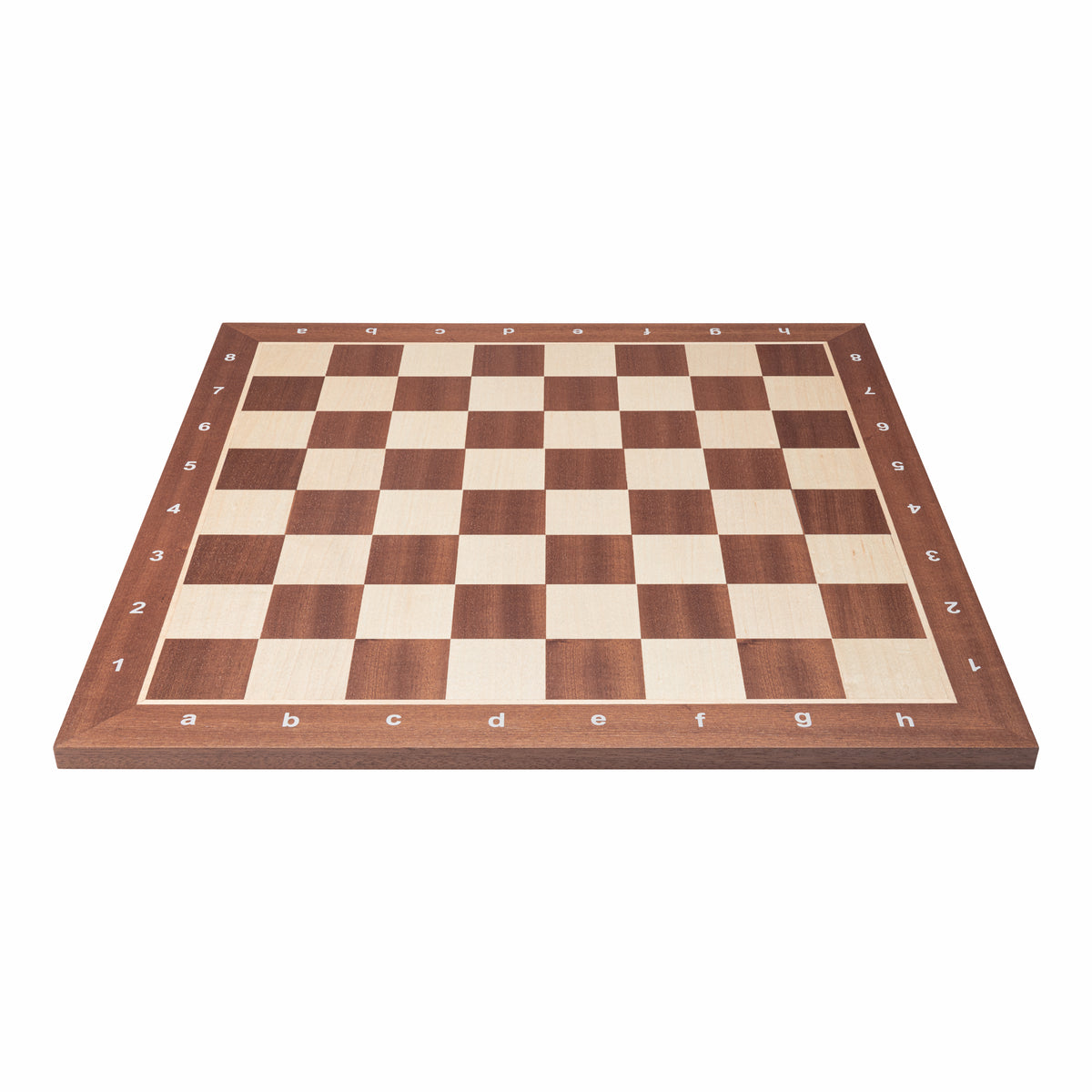 Tablero de Ajedrez de Madera para Jugadores de Torneo Caoba