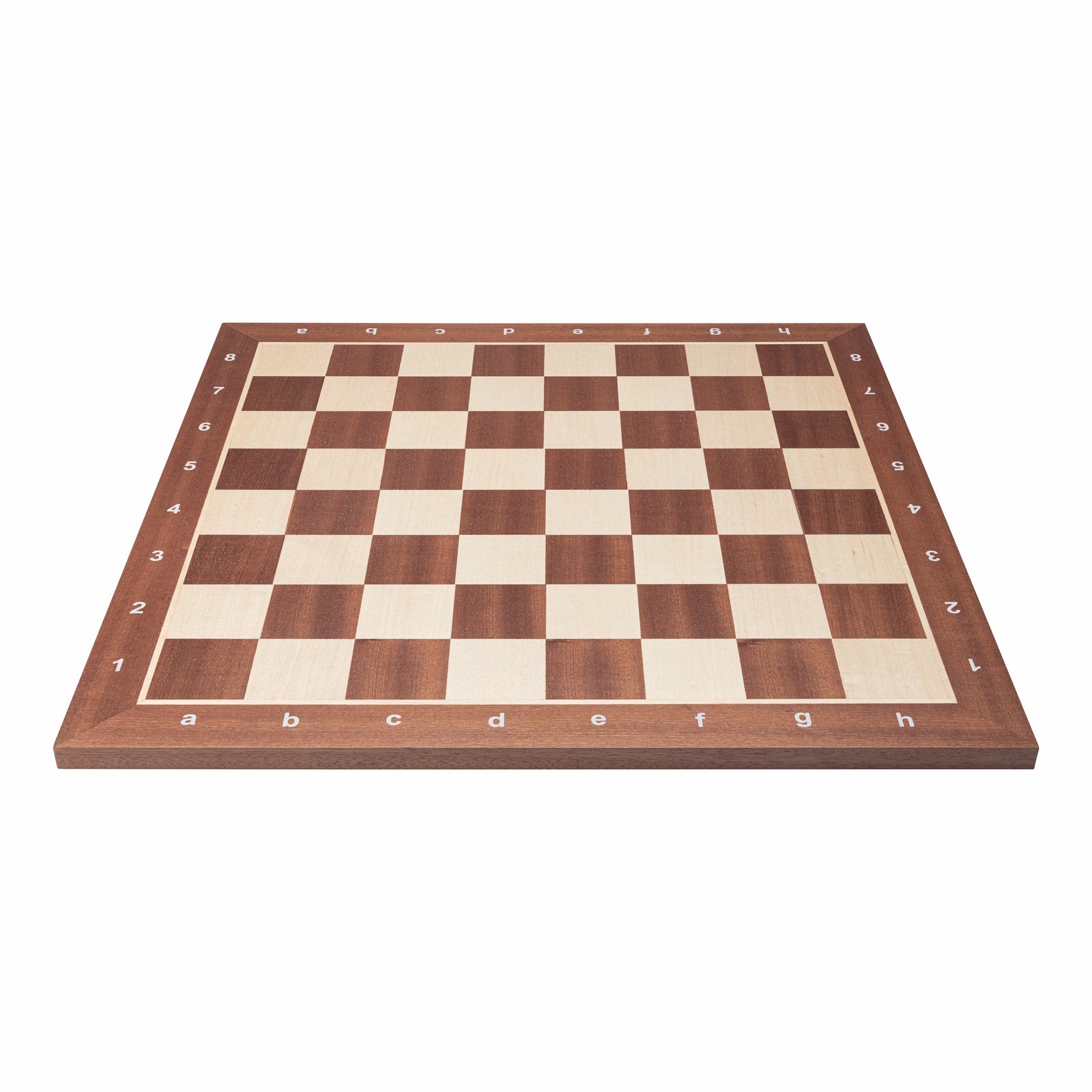 Tablero de Ajedrez de Madera para Jugadores de Torneo Caoba