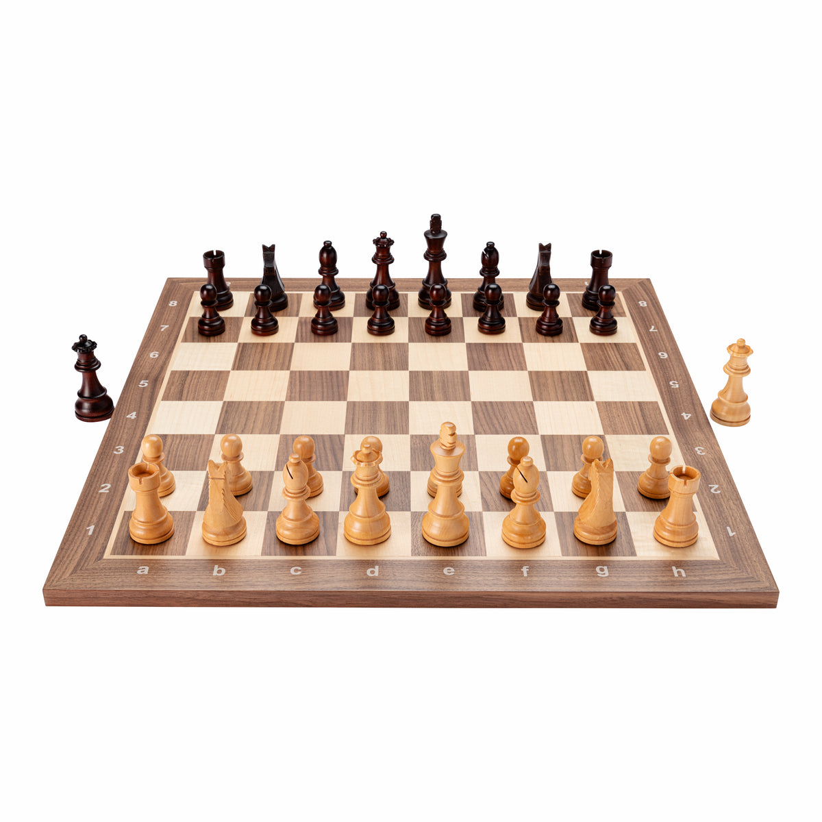 Ajedrez de Madera SET Jugador de Torneo Nogal 2.0