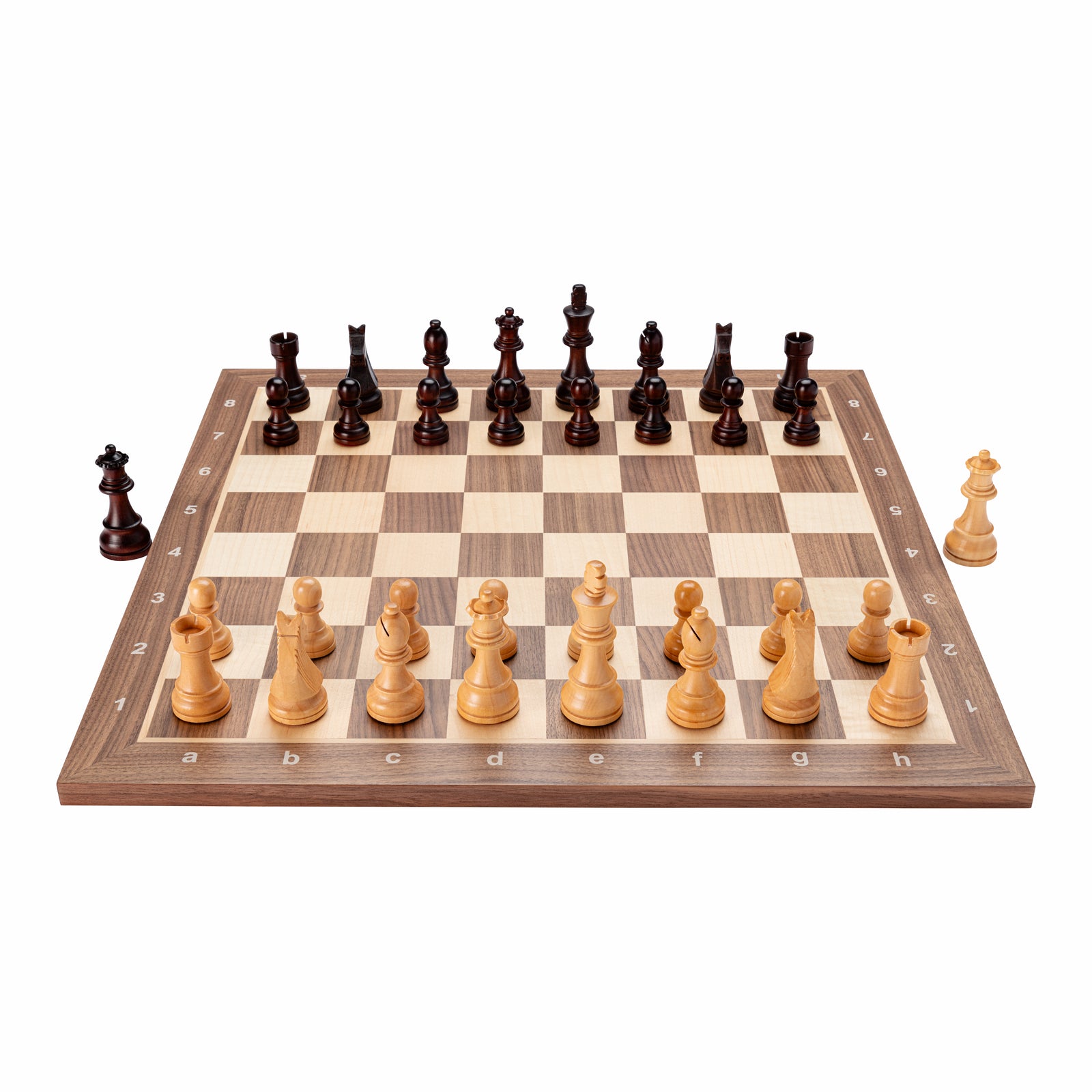 Ajedrez de Madera SET Jugador de Torneo Nogal 2.0