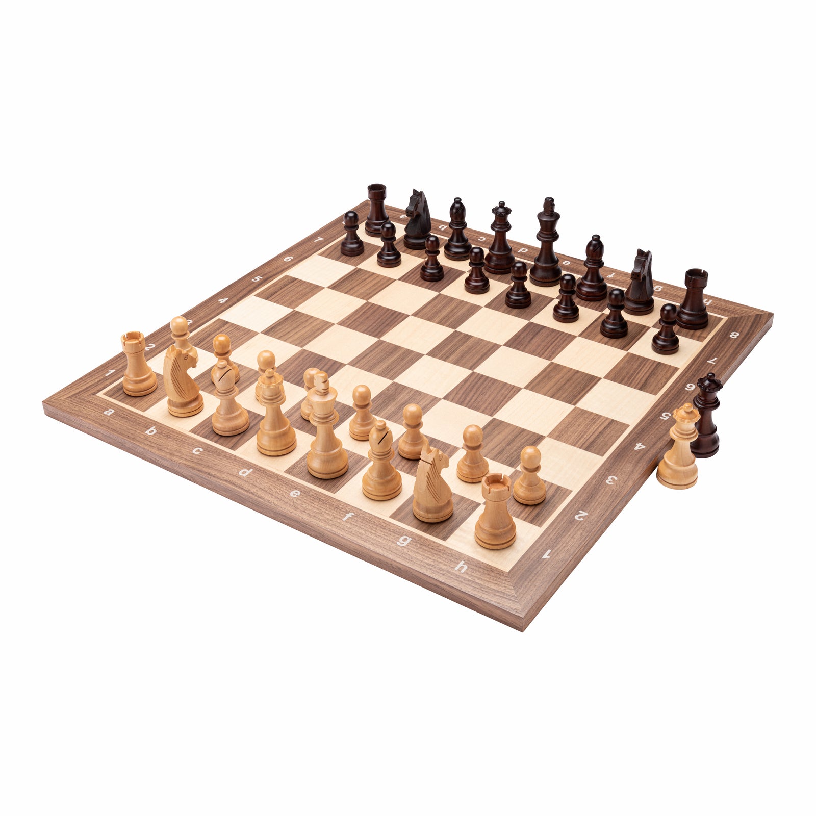 Ajedrez de Madera SET Jugador de Torneo Nogal 2.0