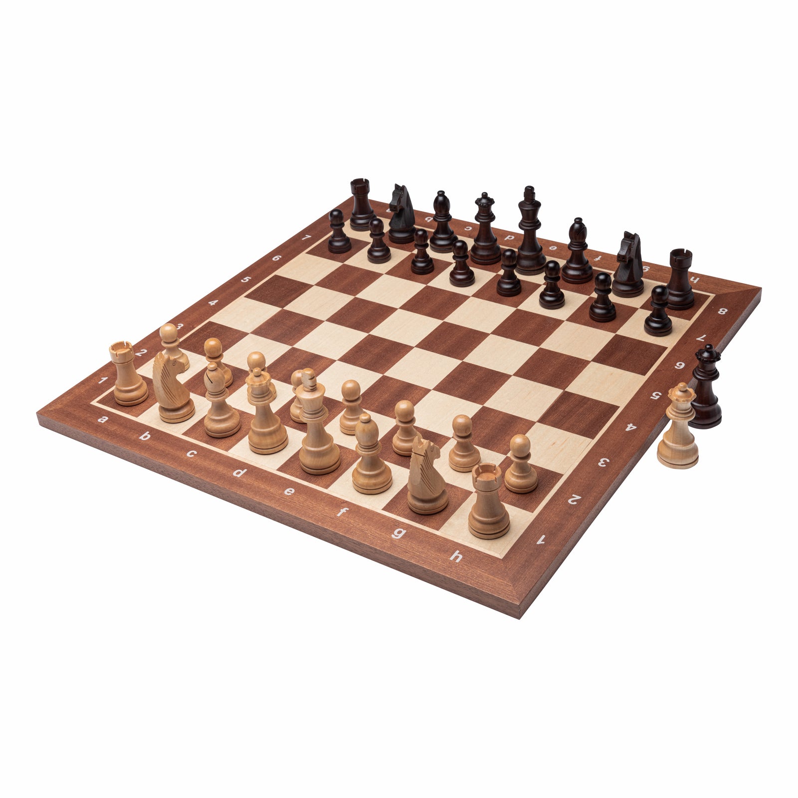 Ajedrez de Madera SET Jugador de Torneo Caoba 2.0