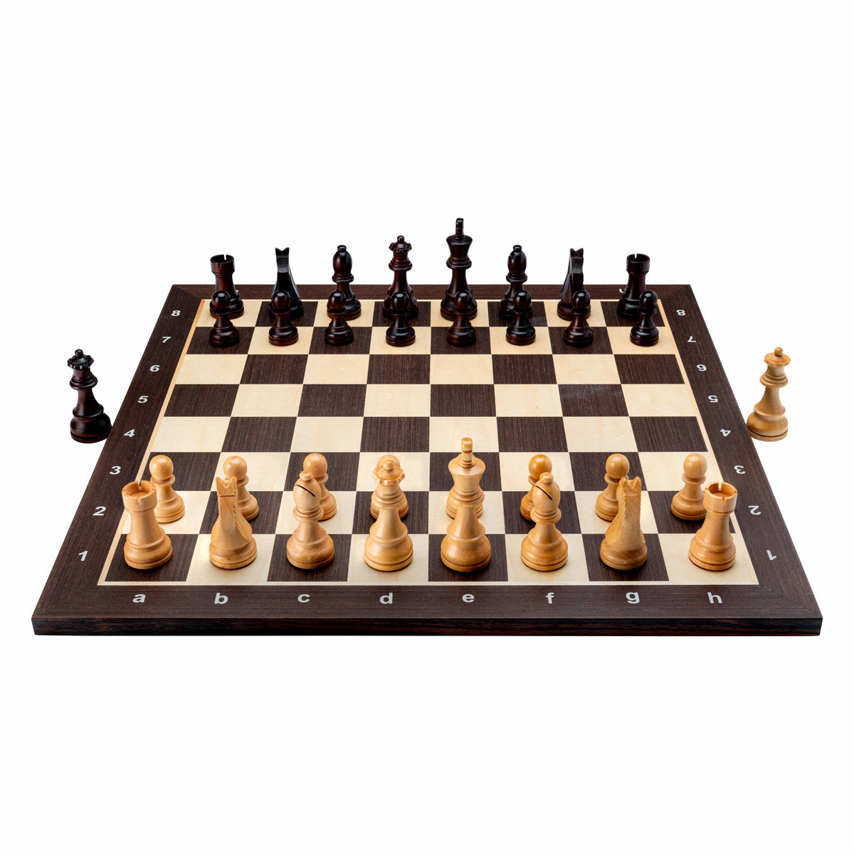 Ajedrez de Madera SET Jugador de Torneo Ebano 2.0