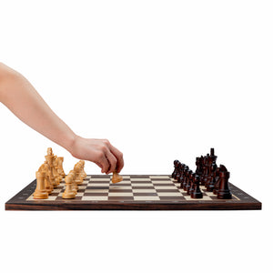 Ajedrez de Madera SET Jugador de Torneo Ebano 2.0