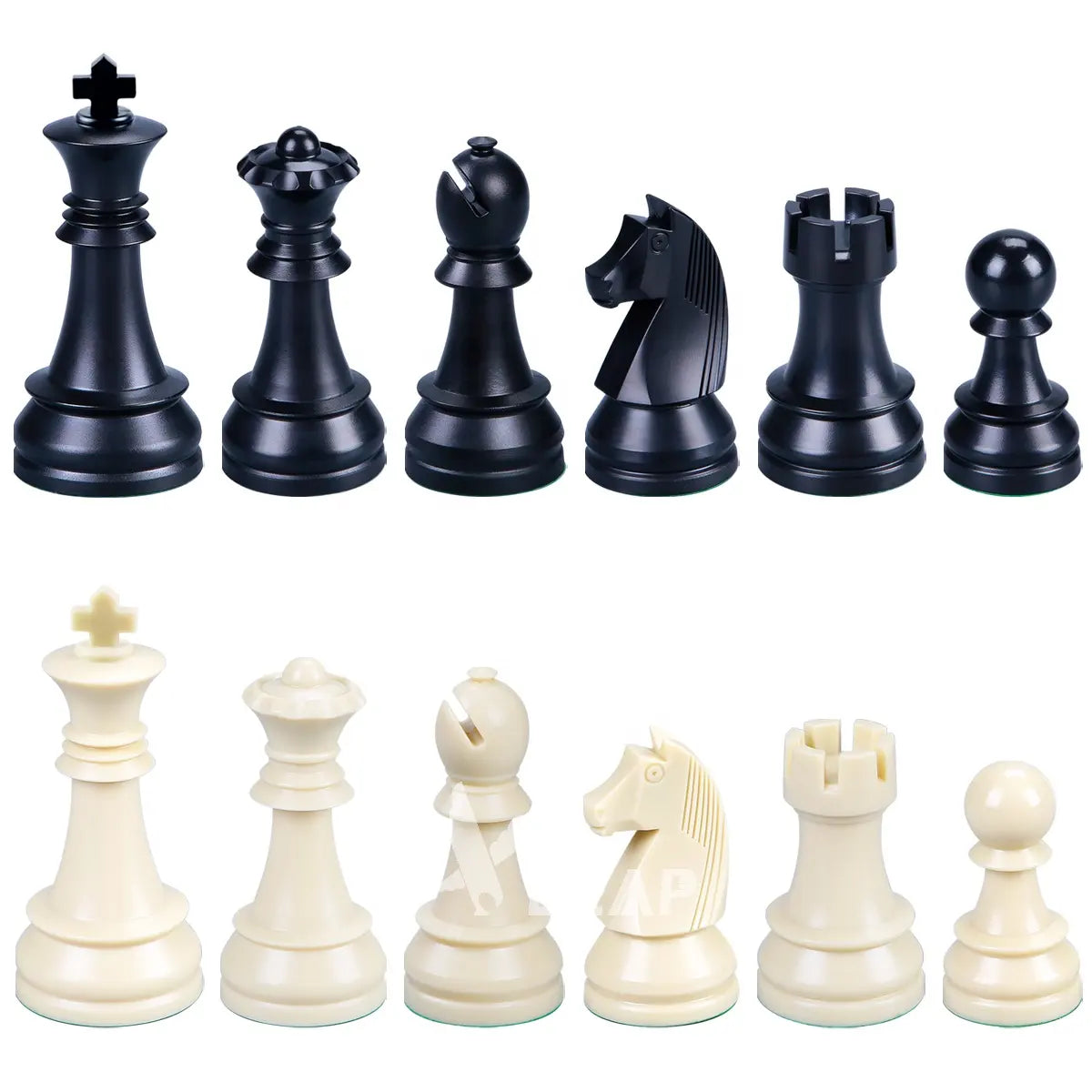 Piezas De Ajedrez ABS Modelo Staunton Alemán Doble peso