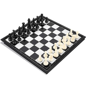 Tablero De Ajedrez Magnético 36x36cm Blanco y Negro (8720115663130)