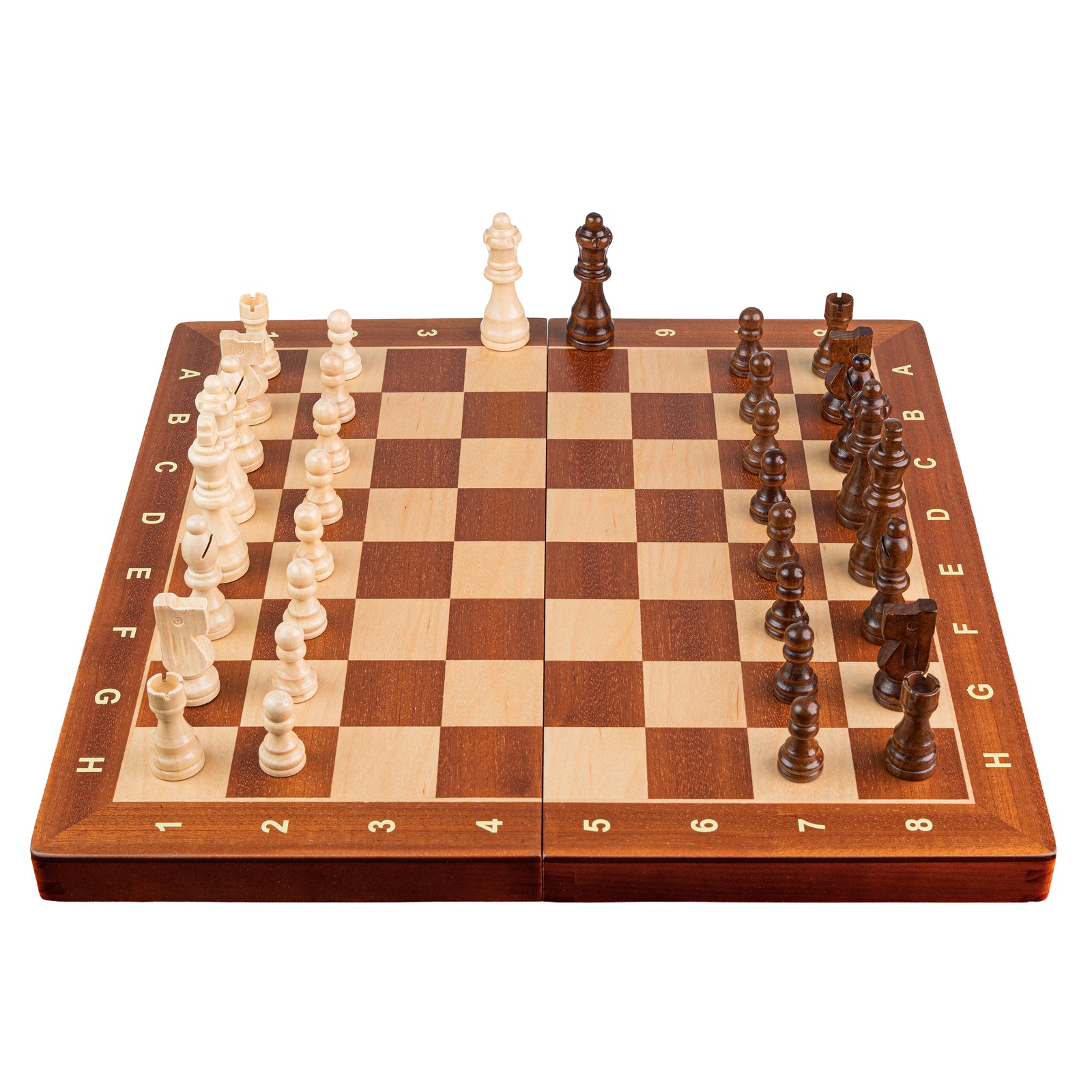Tablero De Ajedrez Madera Plegable Y Magnético Premium
