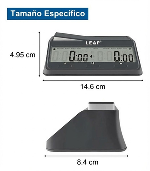 Reloj de Ajedrez LEAP Modelo 9921 Programado