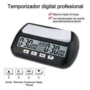 Reloj De Ajedrez Con Temporizador Digital Basico Entry Level
