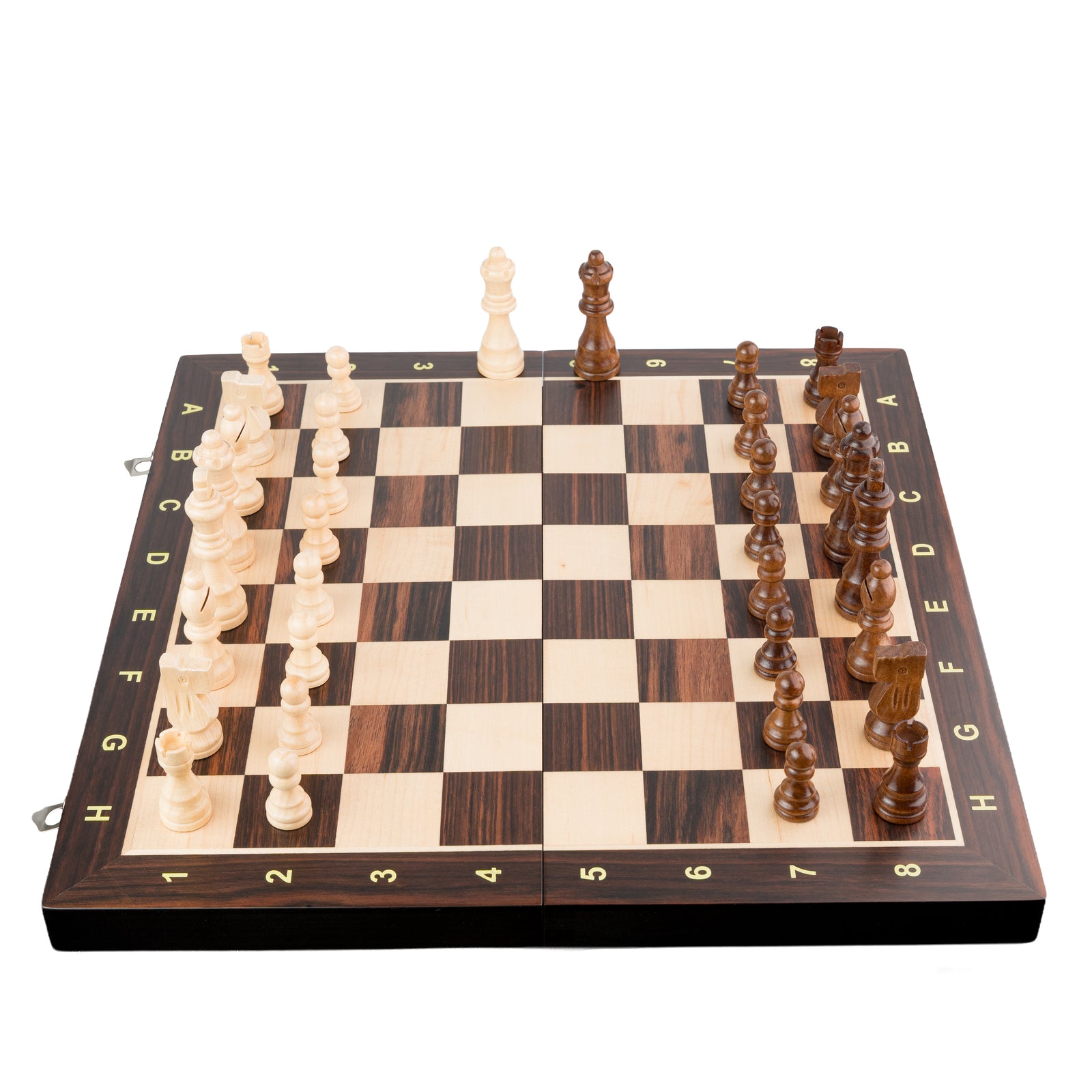 Tablero De Ajedrez Madera Plegable Y Magnético Premium