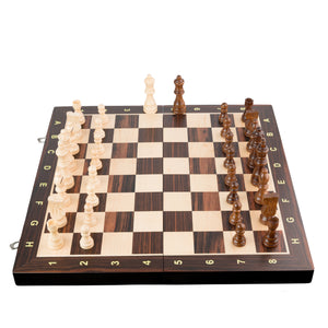 Tablero De Ajedrez Madera Plegable Y Magnético Premium