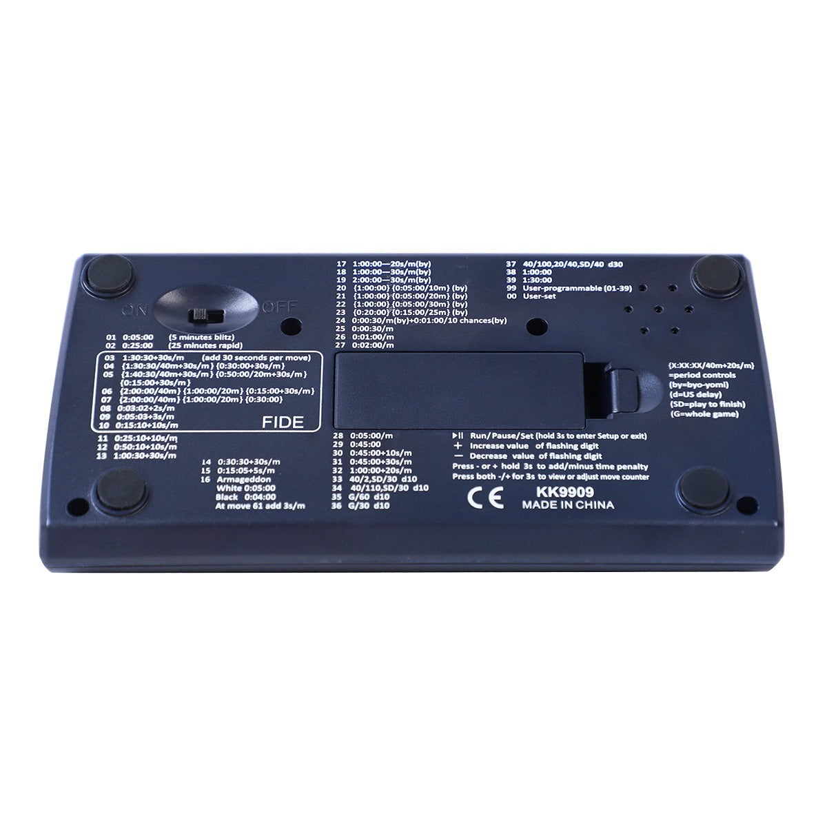 Reloj De Ajedrez Profesional Aprobado FIDE 39 Modos