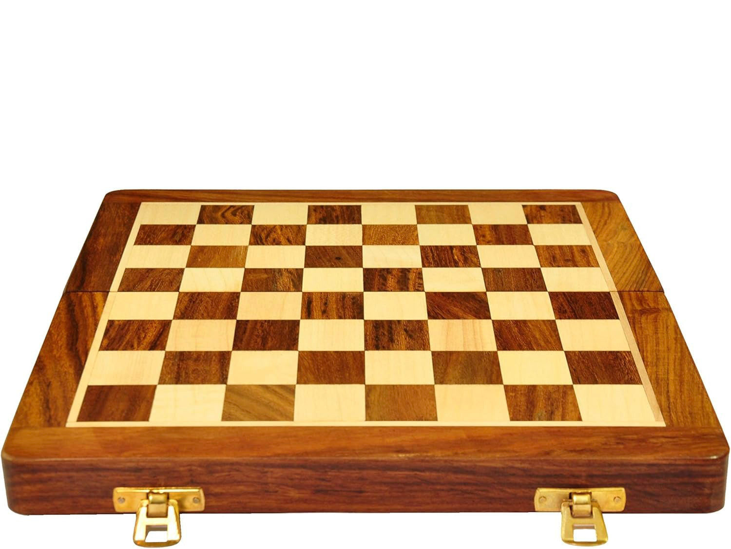 Ajedrez Magnético Grande de Madera Plegable Sin Coordenadas