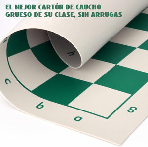 Tablero De Ajedrez Escolar Set Bolso Rígido Medidas Oficiales