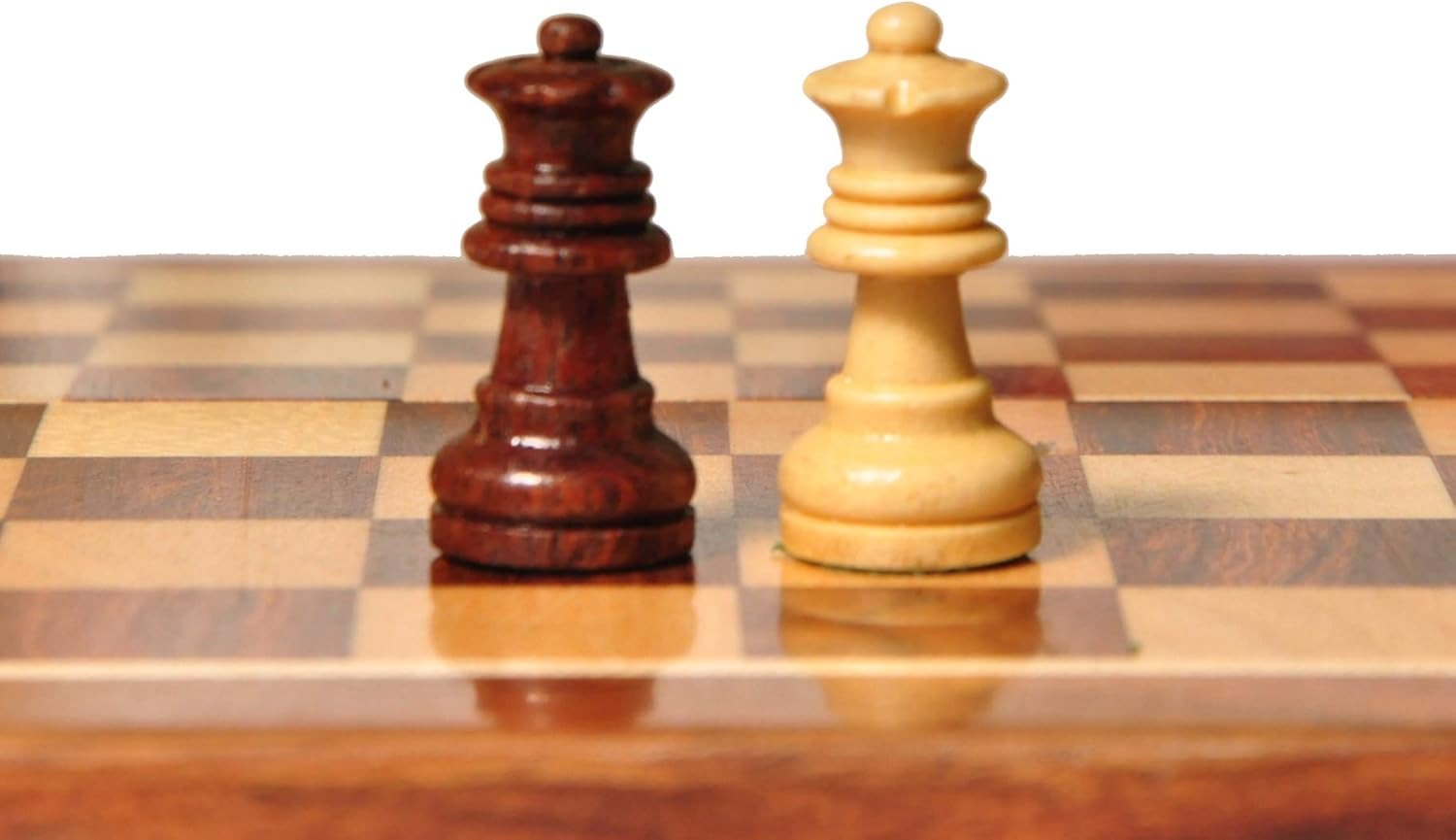 Ajedrez Magnético Grande de Madera Plegable Sin Coordenadas