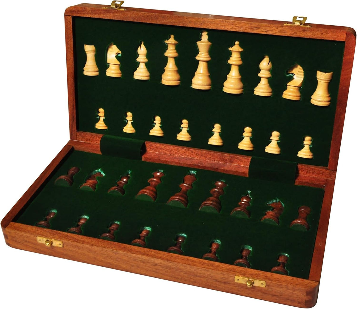 Ajedrez Magnético Grande de Madera Plegable Sin Coordenadas