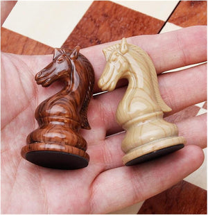 Ajedrez de Madera Grande Plegable Modelo Templario 45x45cm