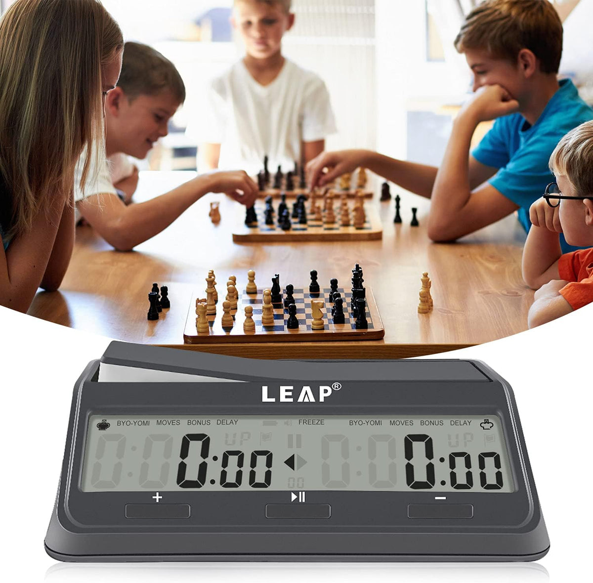 Reloj de Ajedrez LEAP Modelo 9921 2023 Programado (8566203220250)