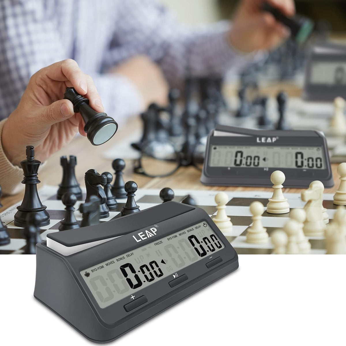 Reloj de Ajedrez LEAP Modelo 9921 2023 Programado (8566203220250)