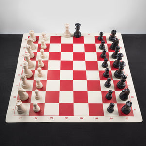 Tablero de ajedrez profesional de vinilo ABS doble peso