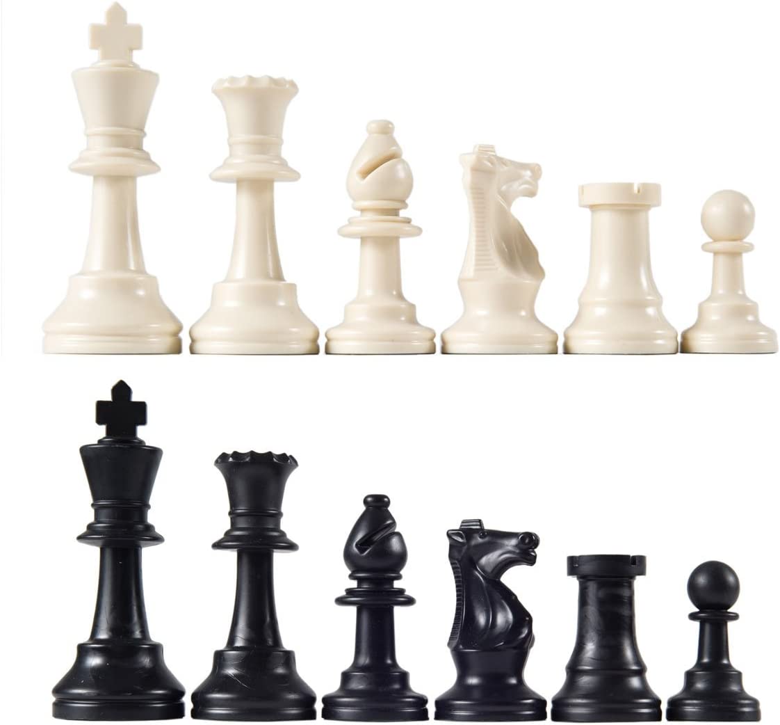 Piezas de ajedrez modelo Staunton doble peso (8180248051994)